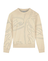Maglione Arte Antwerp Allover Circle Logo Knit Crema