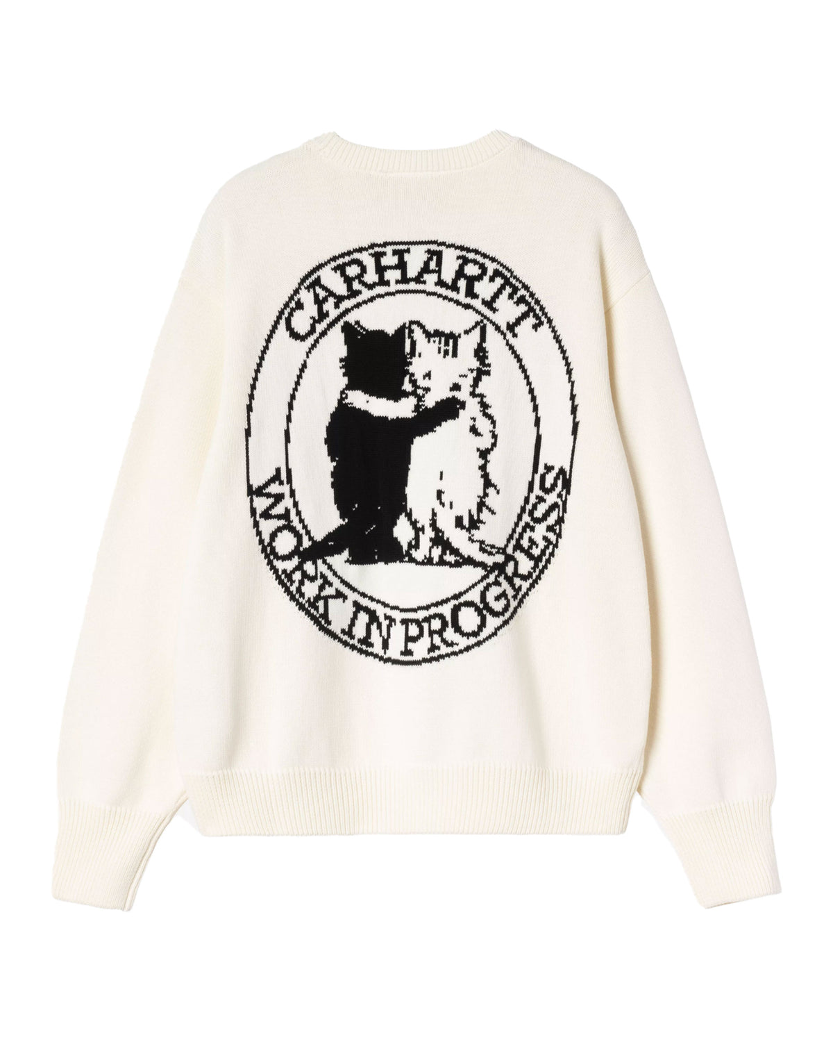 Maglione Donna Carhartt Wip Hugging Cats Sweater Wax Beige