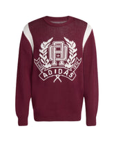 Maglione Uomo Adidas Graphic Reg Jp Maroon