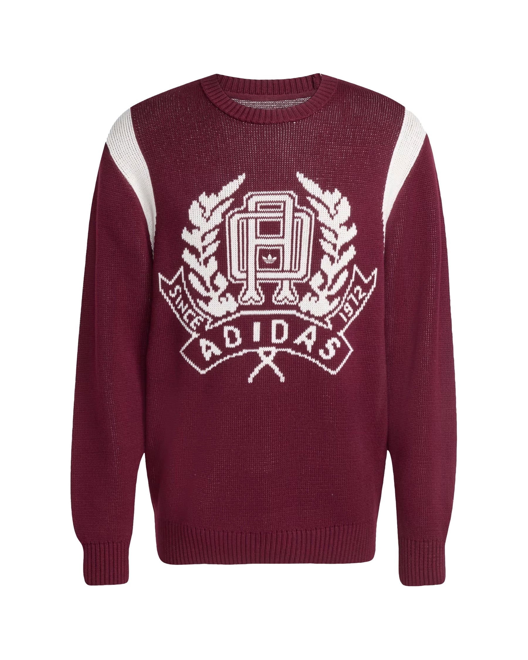 Maglione Uomo Adidas Graphic Reg Jp Maroon