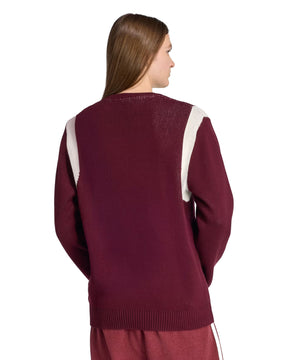 Maglione Uomo Adidas Graphic Reg Jp Maroon