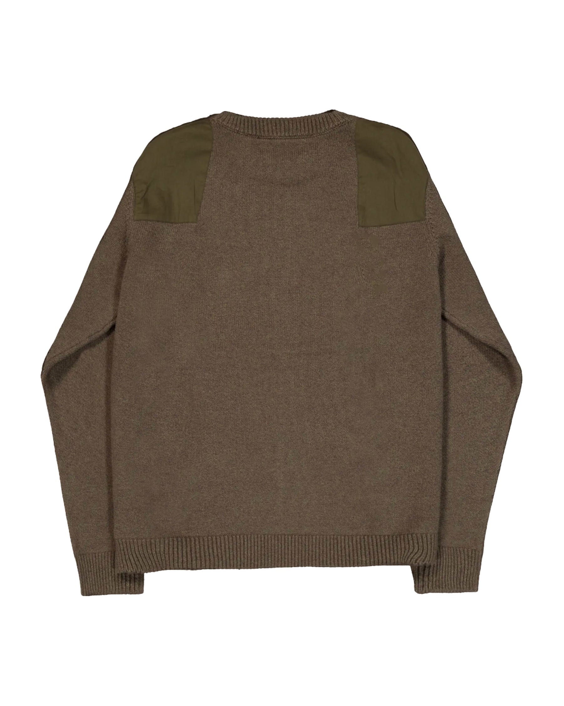 Alpha Industries Knitted Utility Sweatshirt Men's Sweater Mud Olive