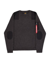 Alpha Industries Knitted Utility Sweatshirt Men's Sweater Black