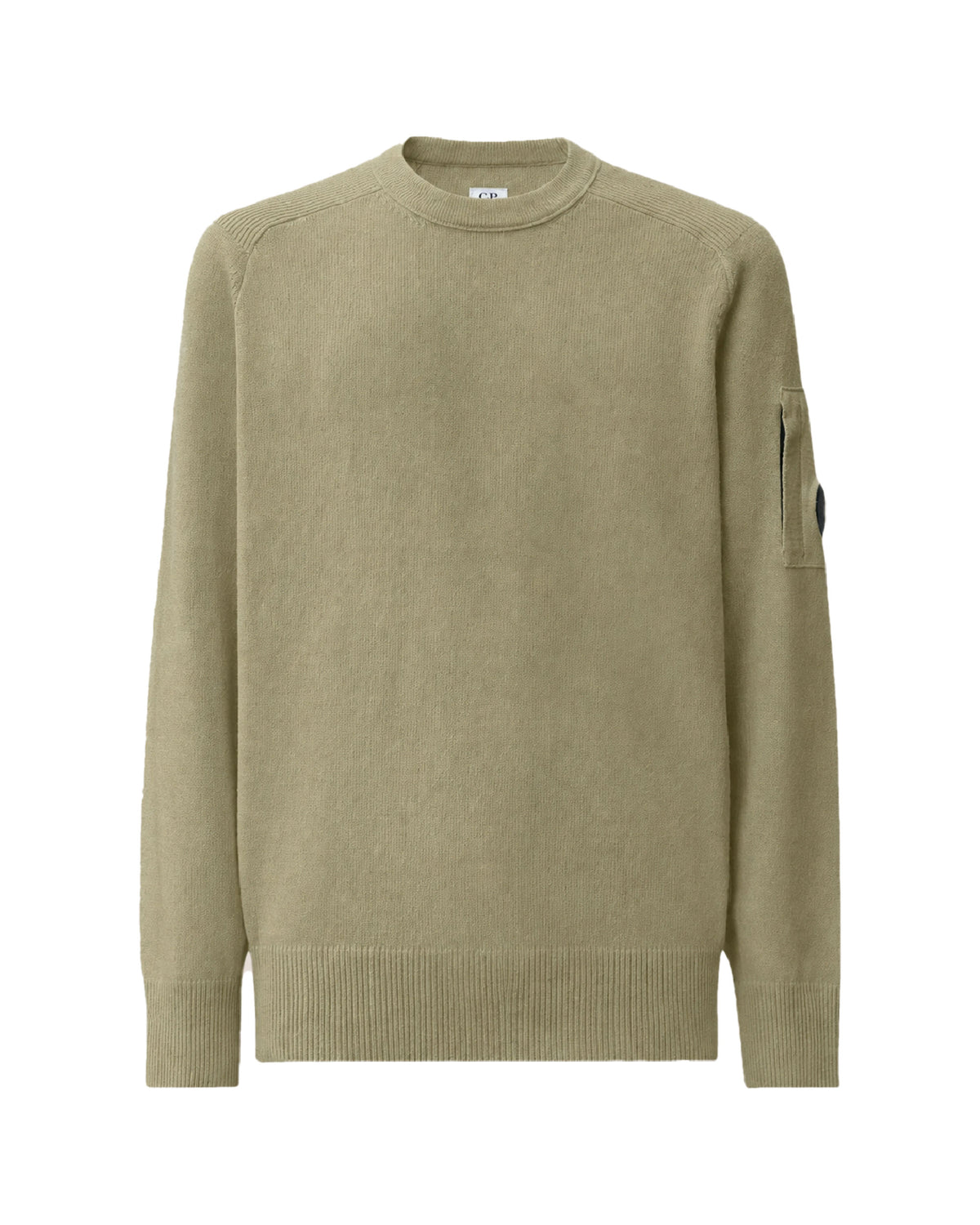 Maglione Uomo CP Company Lambswool Grs Crewneck Sweater Fallen Rock