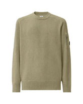 CP Company Lambswool Grs Crewneck Sweater Fallen Rock Men's Sweater