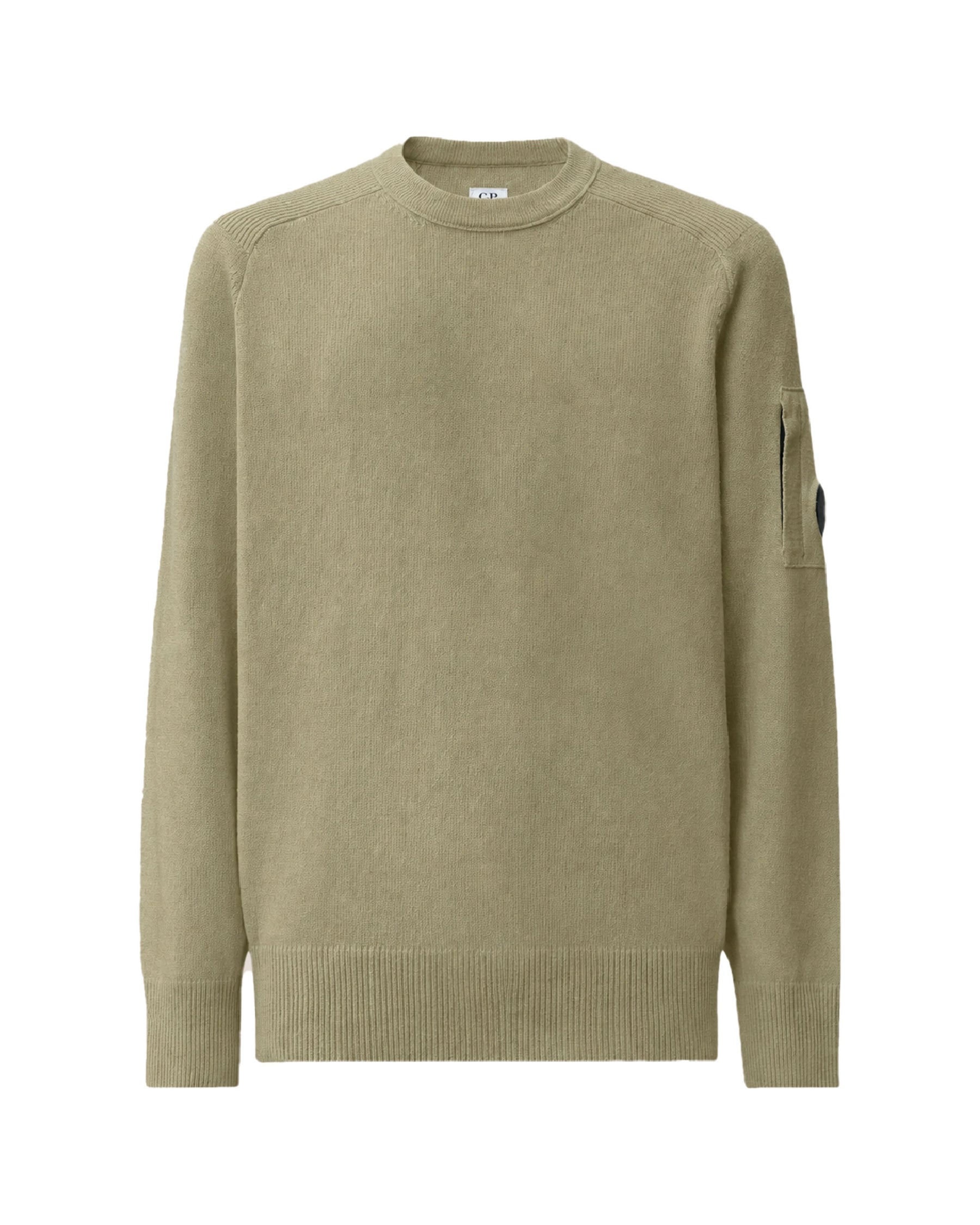 CP Company Lambswool Grs Crewneck Sweater Fallen Rock Men's Sweater