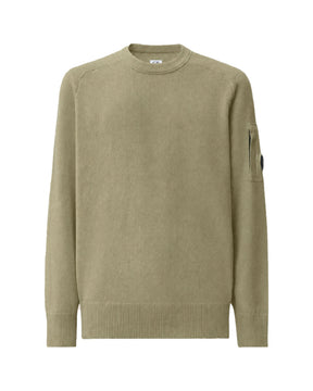CP Company Lambswool Grs Crewneck Sweater Fallen Rock Men's Sweater