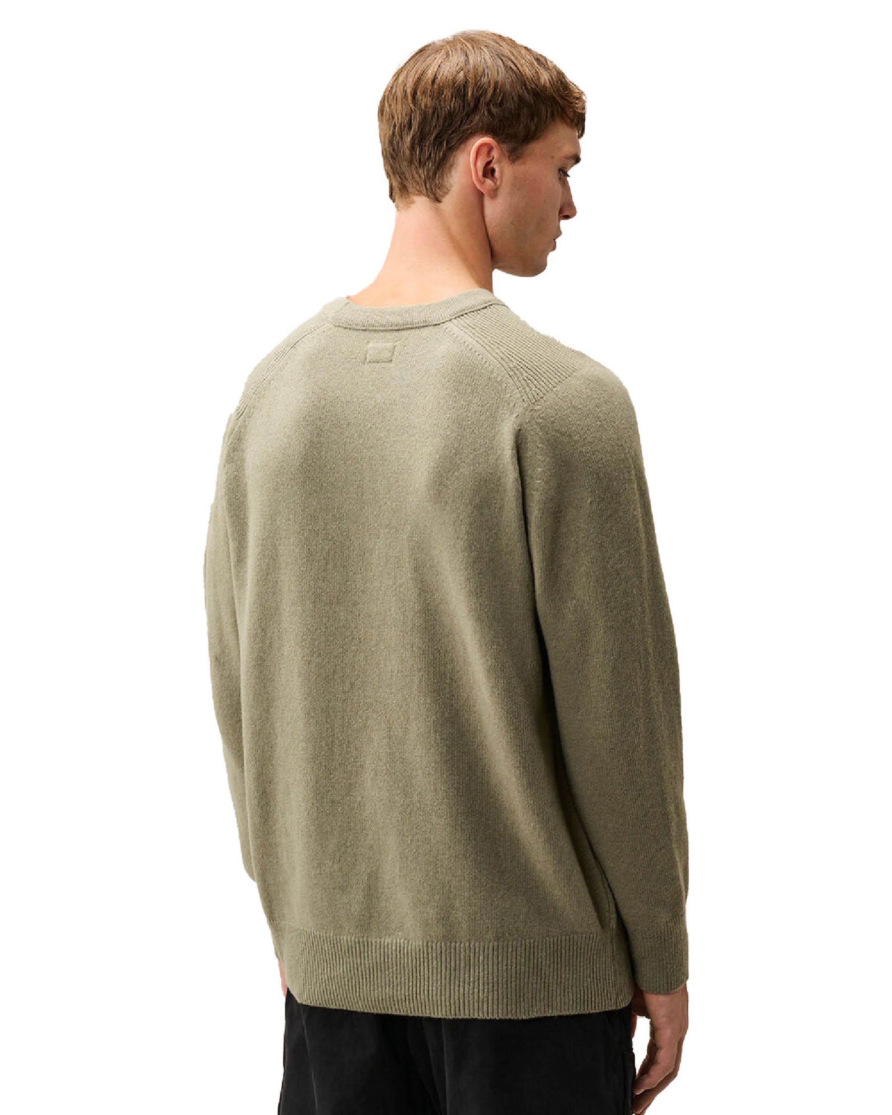 CP Company Lambswool Grs Crewneck Sweater Fallen Rock Men's Sweater