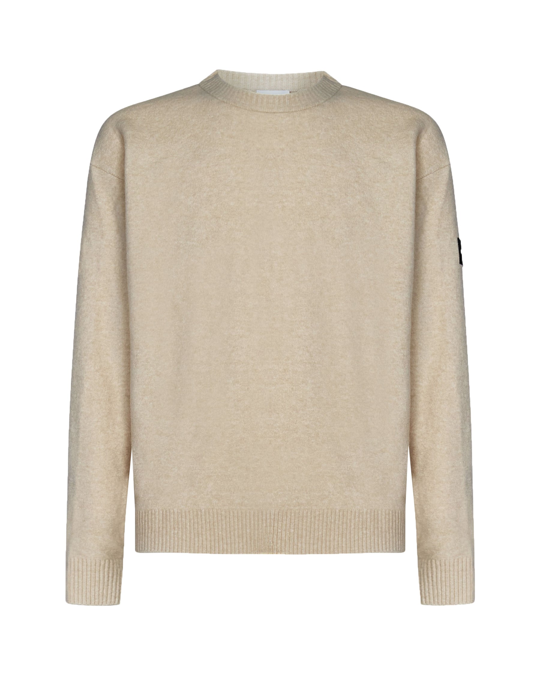 Calvin Klein Lycra Blend Comfort Fit Sweater Fog
