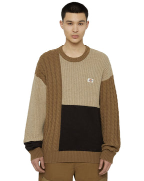 Maglione Uomo Dickies Lucas Patchwork Sweater Black