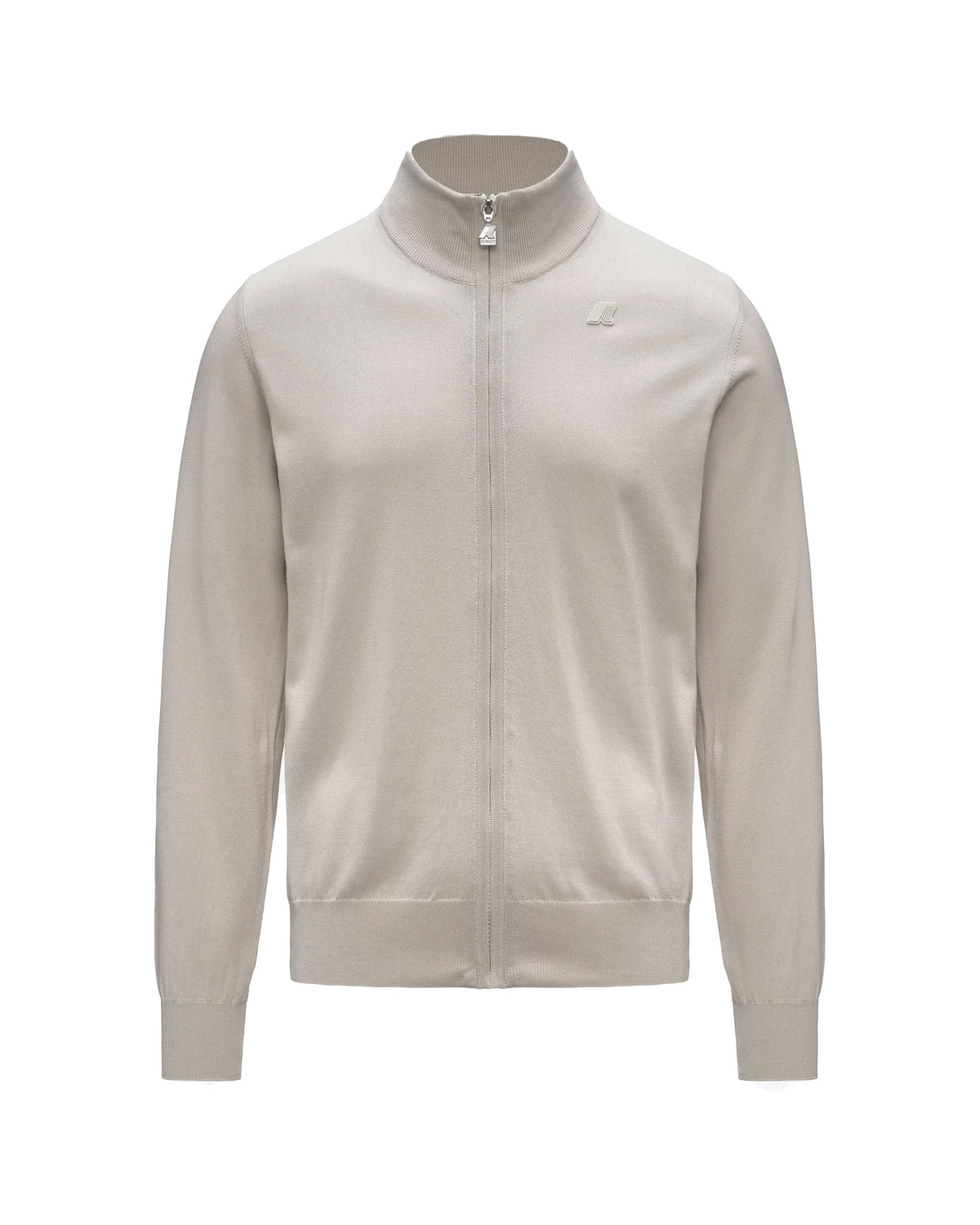 Maglione Uomo K-Way Finny Full Zip Beige