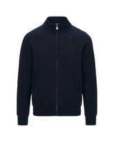 Maglione Uomo K-Way Finny Full Zip Blu