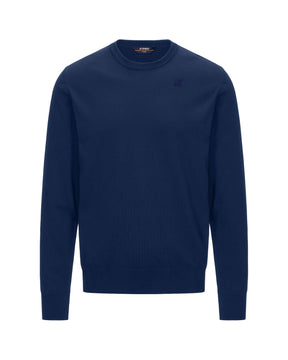 Maglione Uomo K-Way Sebastien Cotton PS Blu Chiaro