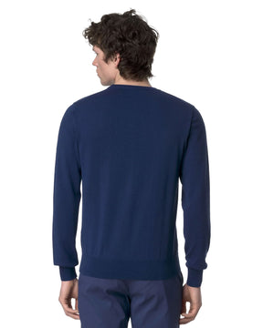 Maglione Uomo K-Way Sebastien Cotton PS Blu Chiaro