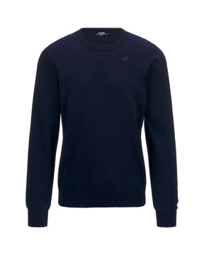 Maglione Uomo K-Way Sebastien Cotton PS Blu