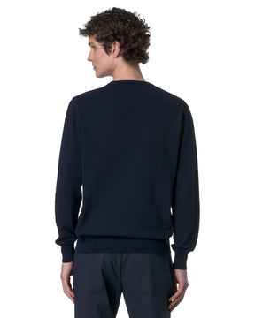 Maglione Uomo K-Way Sebastien Cotton PS Blu