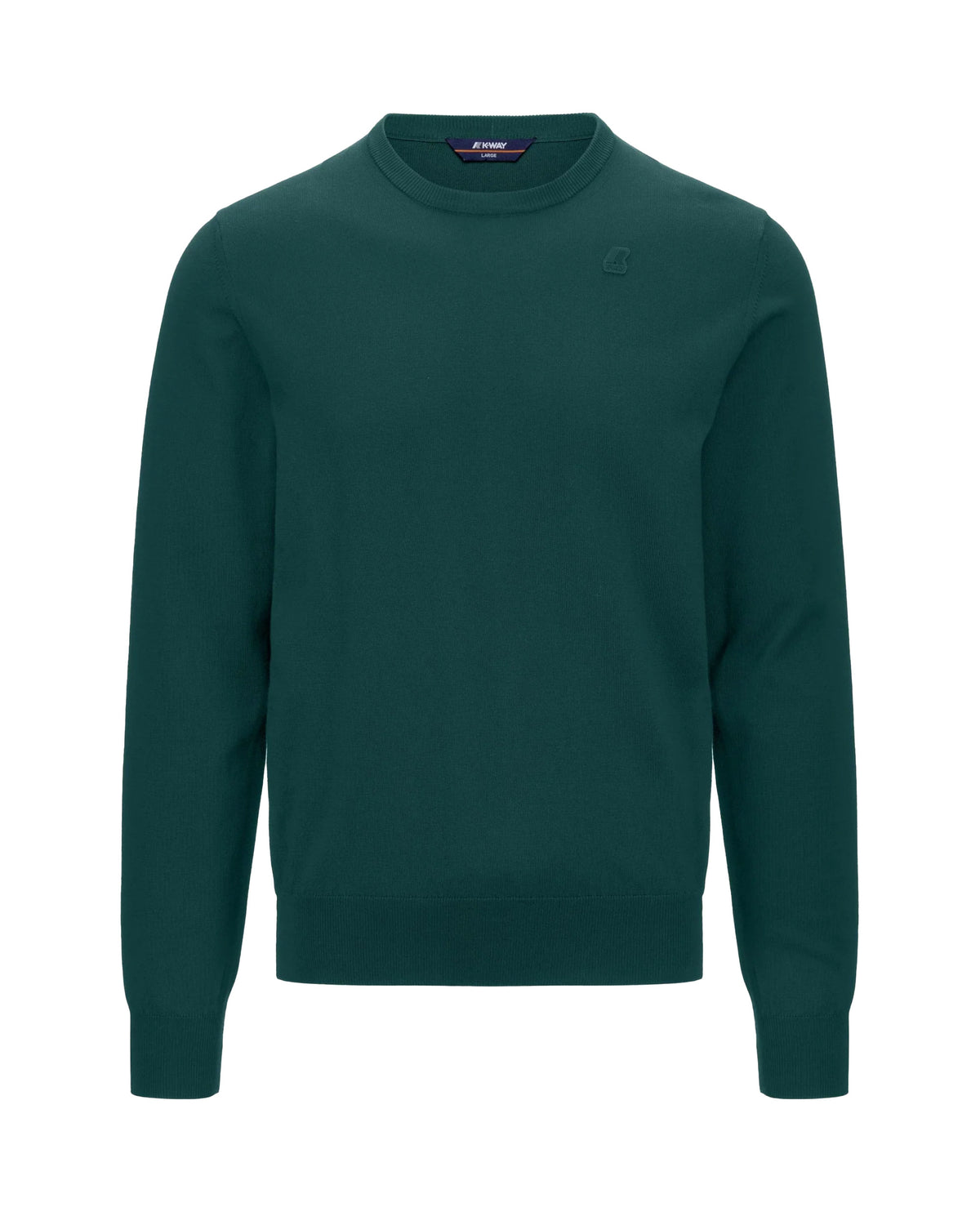 Maglione Uomo K-Way Sebastien Cotton Ps Green Dk