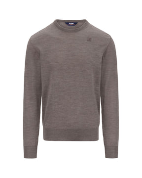 Man's Sweaters K-Way Sebastien Merino Beige Taupe
