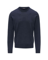 Man's Sweaters K-Way Sebastien Merino Blue Faded Mel