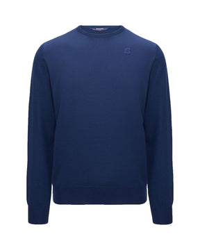 Maglione Uomo K-Way Sebastien Merino Blu Medieval