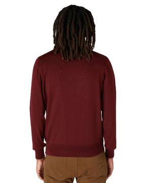 Man Sweater K-Way Sebastien Merino Brown