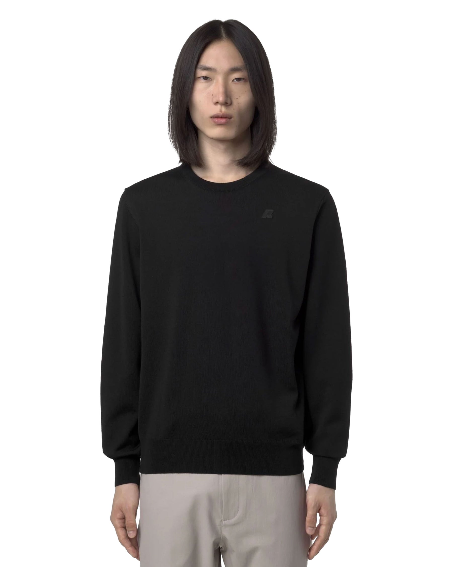 Maglione Uomo K-Way Sebastien Merino Nero