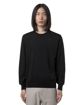 Maglione Uomo K-Way Sebastien Merino Nero