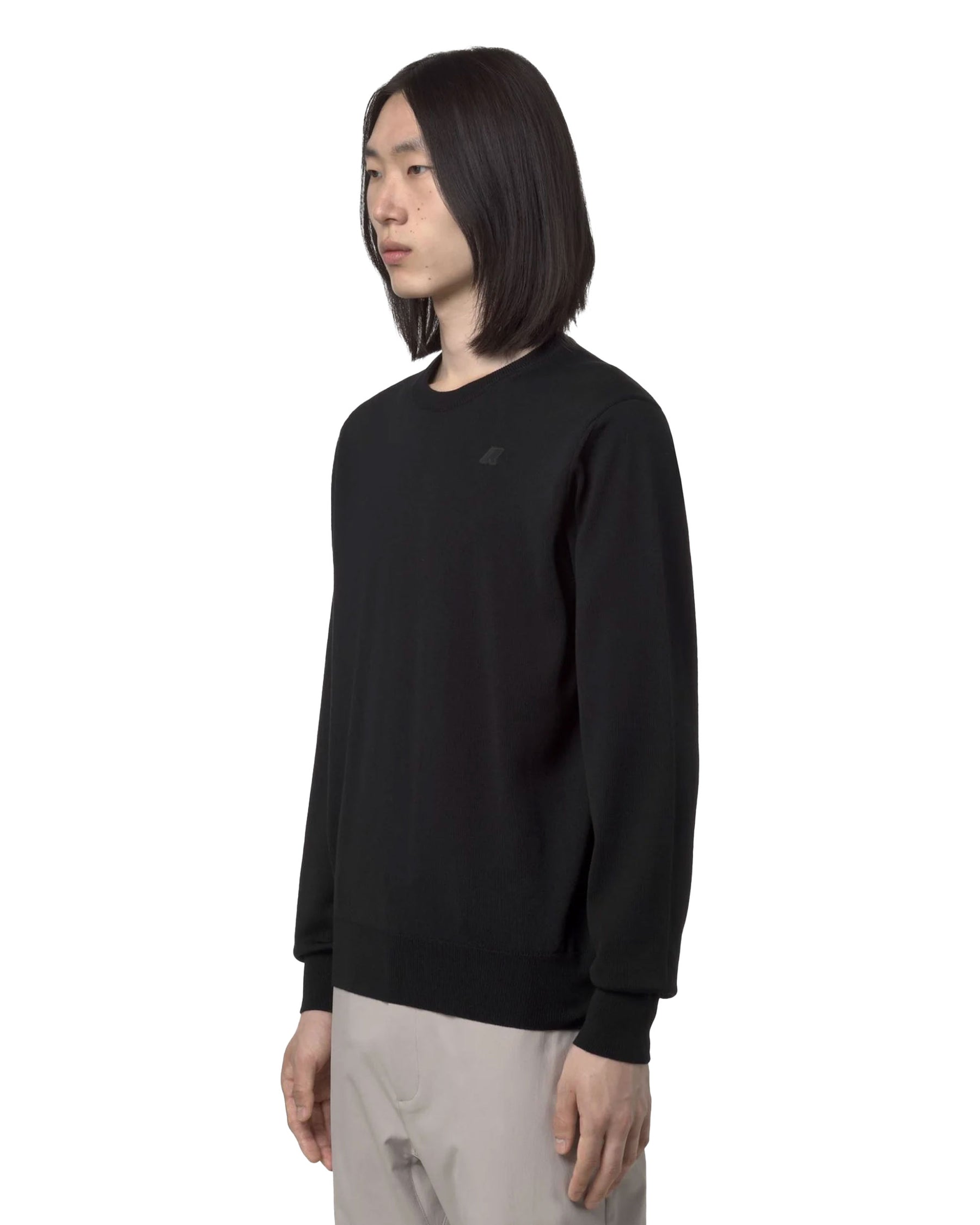 Maglione Uomo K-Way Sebastien Merino Nero