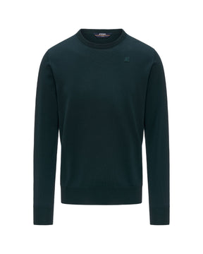 Maglione Uomo K-Way Sebastien Verde Scuro