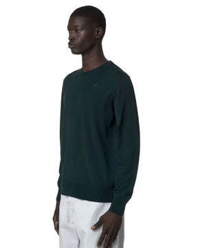 Maglione Uomo K-Way Sebastien Verde Scuro