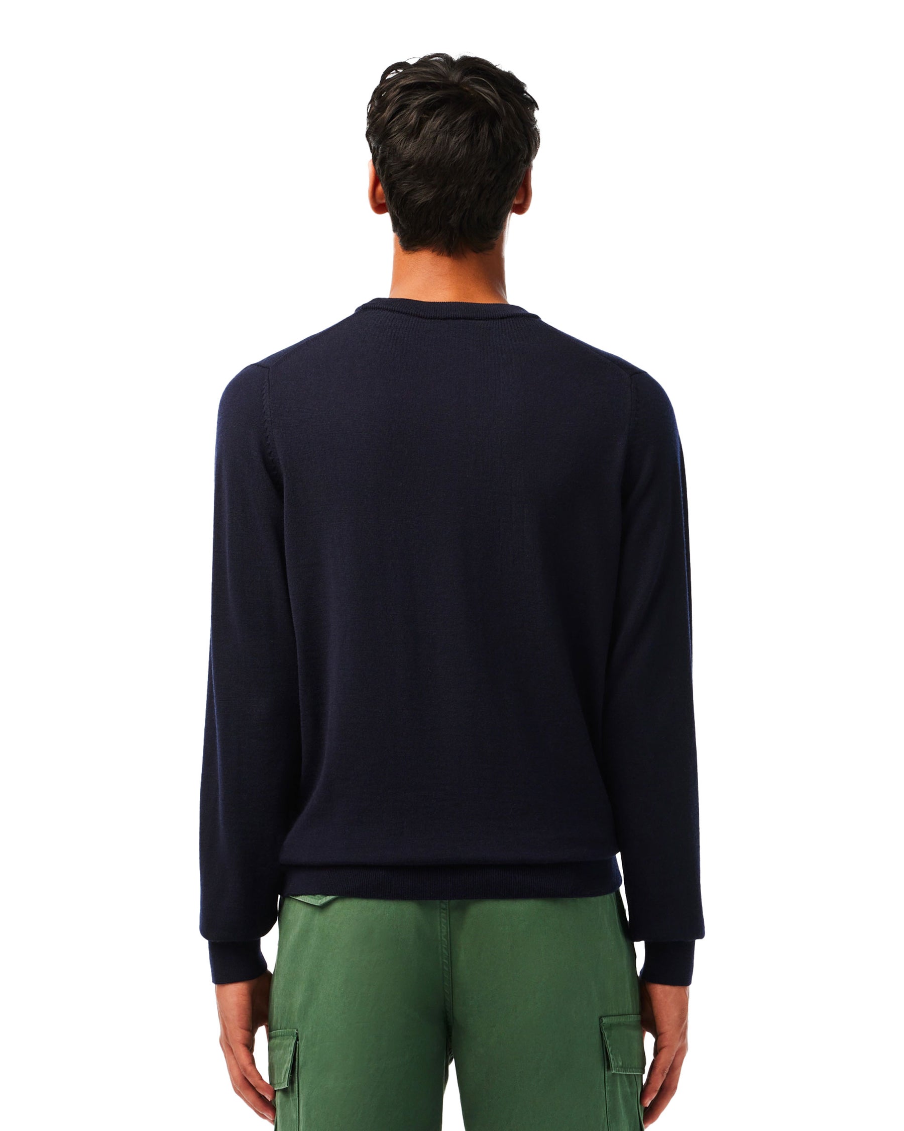 Man Sweater Lacoste Basic Blue