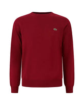 Maglione Uomo Lacoste Classic Logo Bordeaux