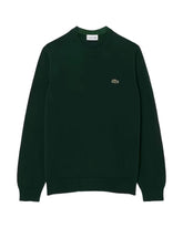 Maglione Uomo Lacoste Classic Logo Verde