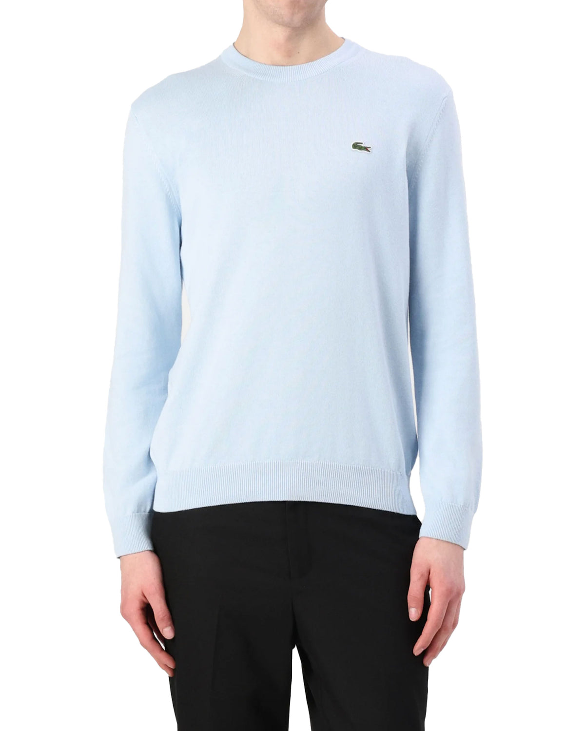 Man's Sweaters Lacoste Classic Logo Clear Blue