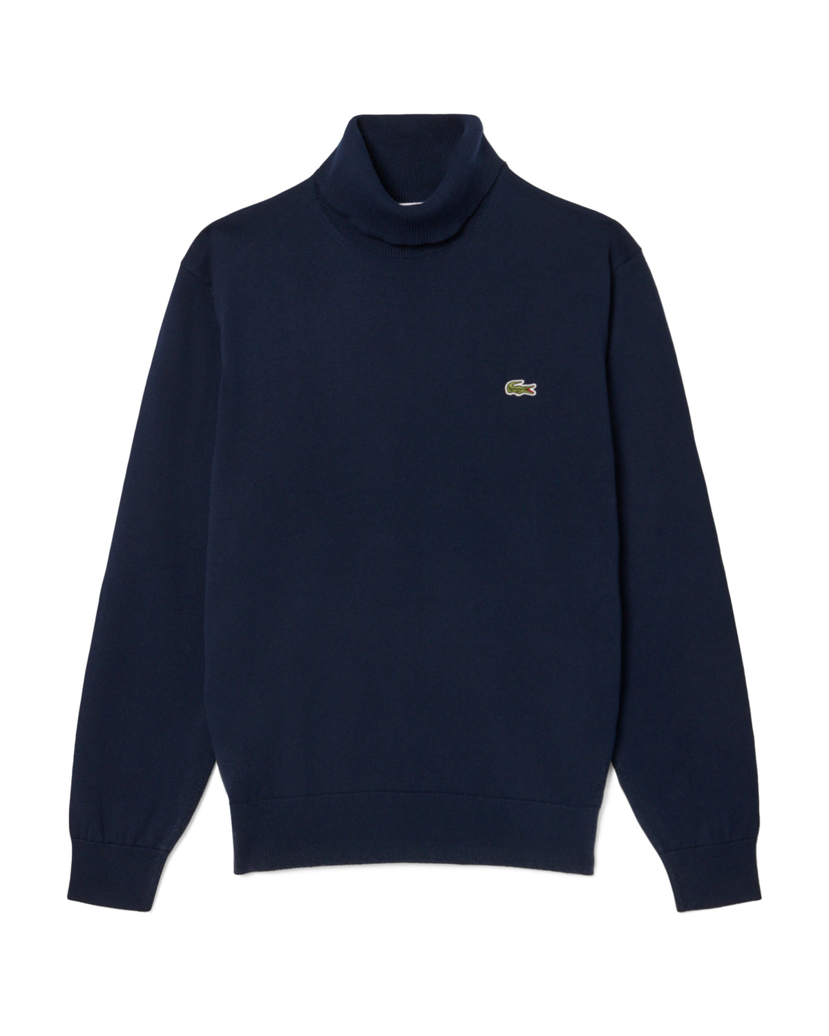 Maglione Uomo Lacoste Collo Alto Blu