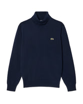 Lacoste Men's High Neck Blue Sweater