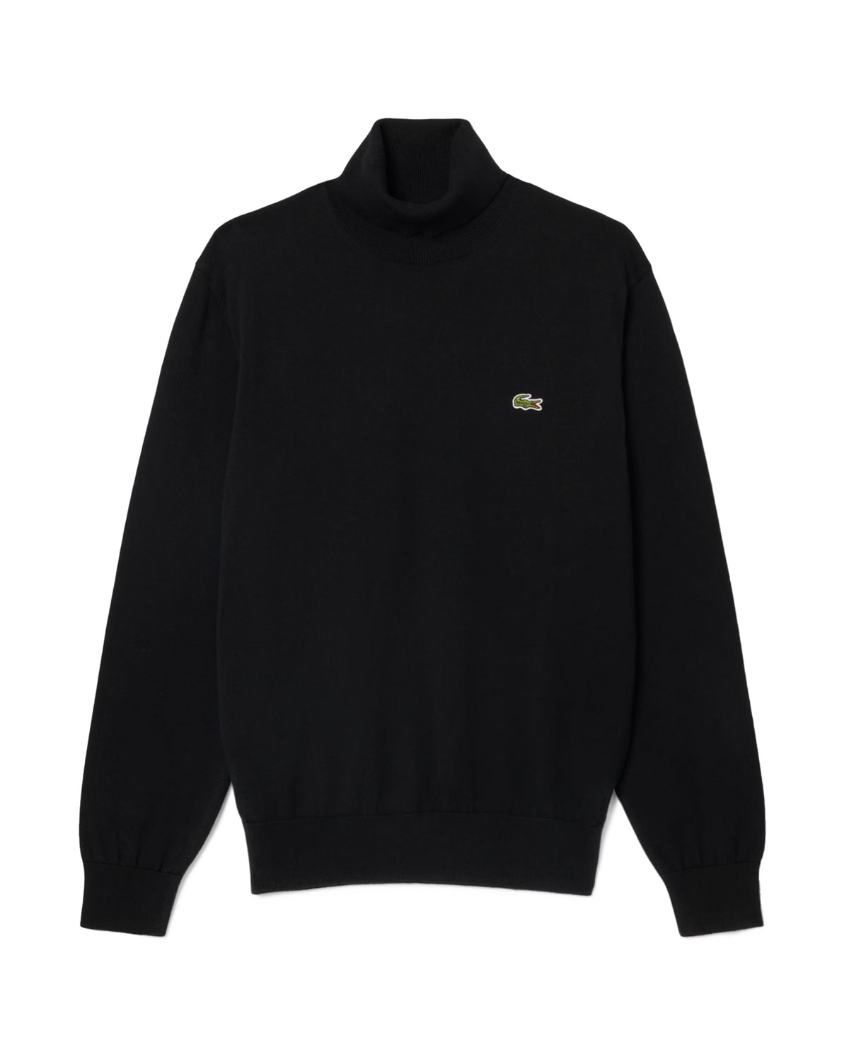 Maglione Uomo Lacoste Collo Alto Nero