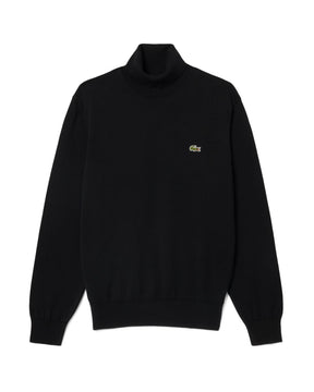 Men's Lacoste High Neck Black Sweater