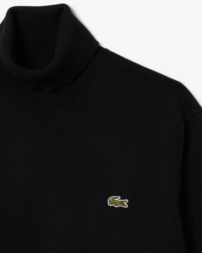 Men's Lacoste High Neck Black Sweater