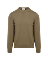 Maglione Uomo Lacoste Cotone Beige