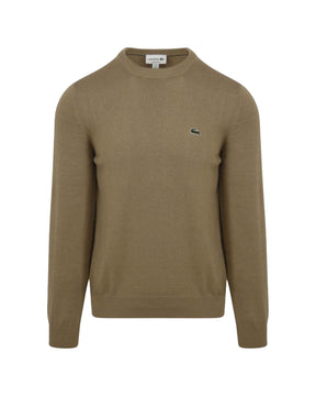 Man Sweaters Lacoste Cotton Beige