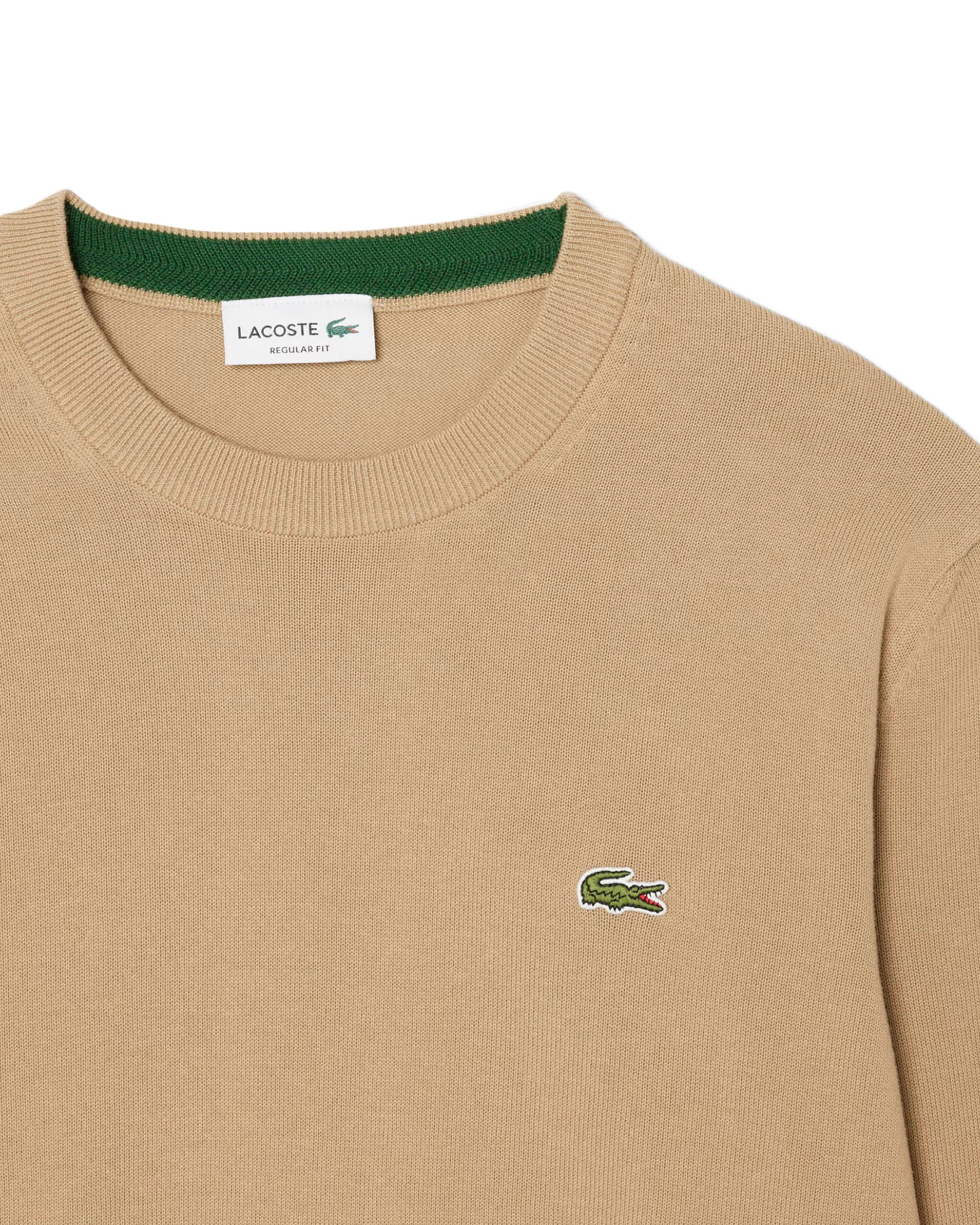 Maglione Uomo Lacoste Cotone Beige