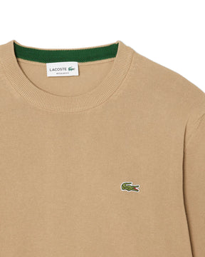 Maglione Uomo Lacoste Cotone Beige
