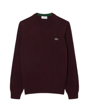 Maglione Uomo Lacoste Cotone Bordeaux