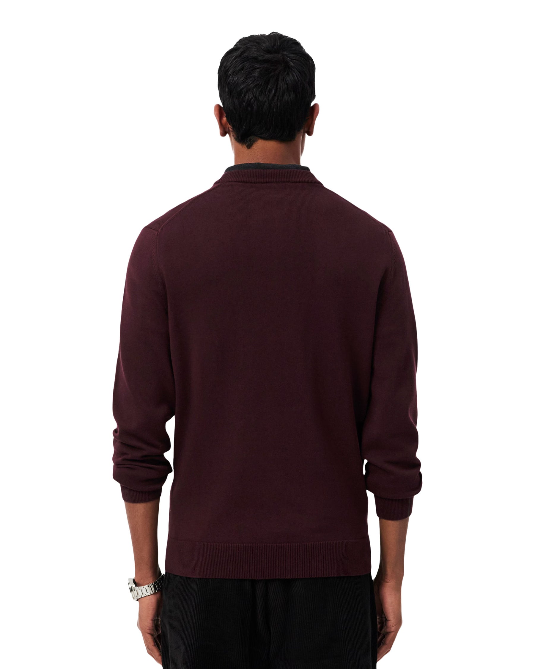 Maglione Uomo Lacoste Cotone Bordeaux