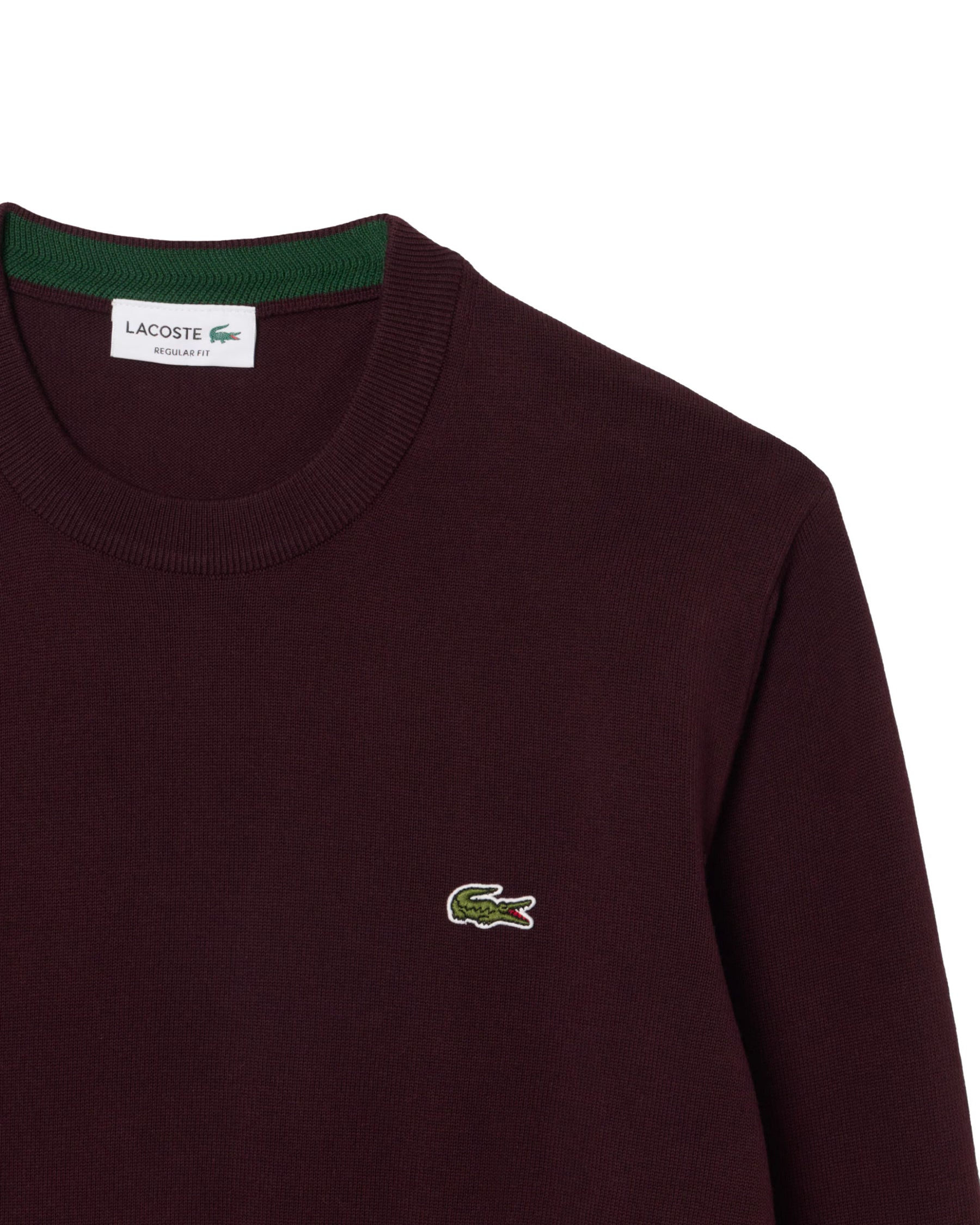 Maglione Uomo Lacoste Cotone Bordeaux