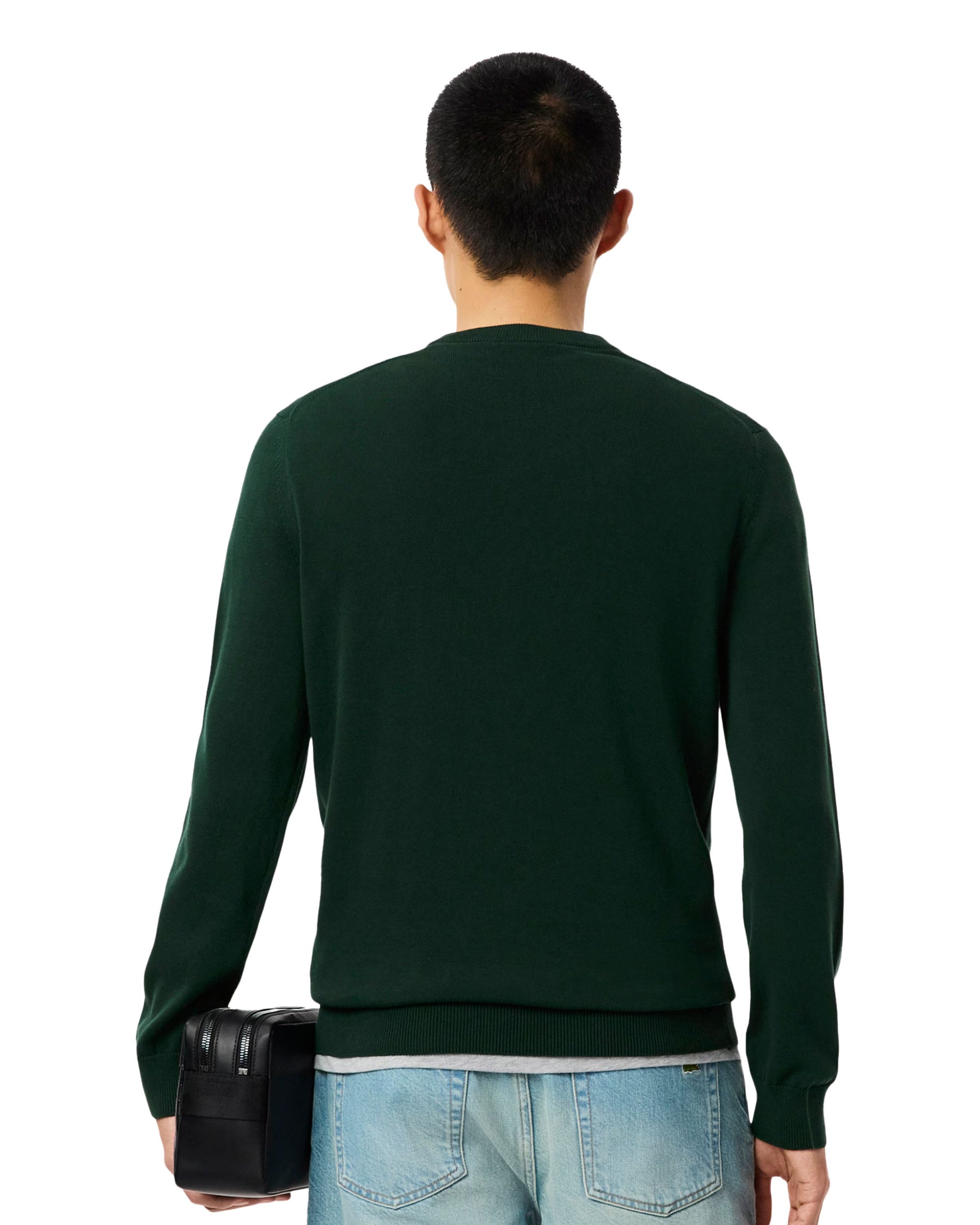Maglione Uomo Lacoste Cotone Verde