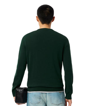 Maglione Uomo Lacoste Cotone Verde