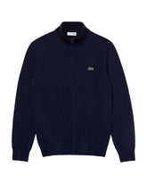 Maglione Uomo Lacoste Full Zip Blu