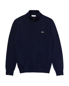 Maglione Uomo Lacoste Full Zip Blu